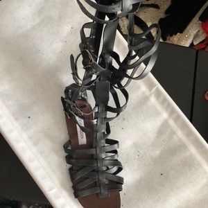 Steve Madden gladiator zip up boots